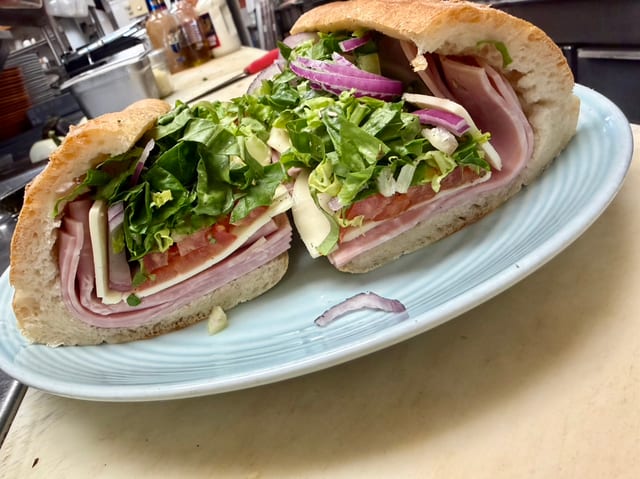 Ham and Cheese Hero.