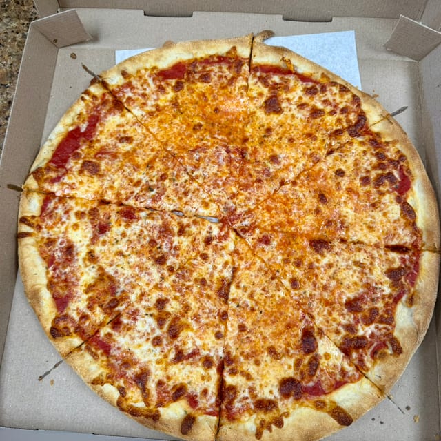 Plain Cheese Pizza.