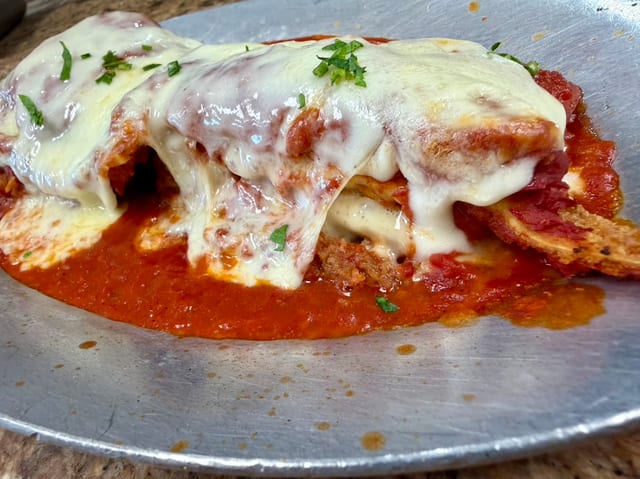 Melanzana Parmigiano.