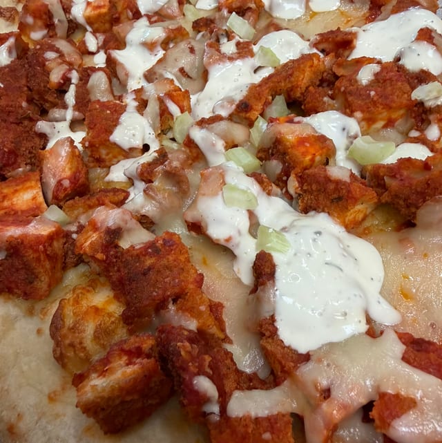Buffalo Chicken Pizza.