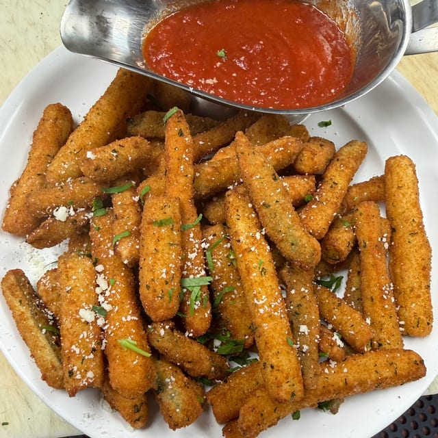 Zucchini Fritti / Fried Zucchini.