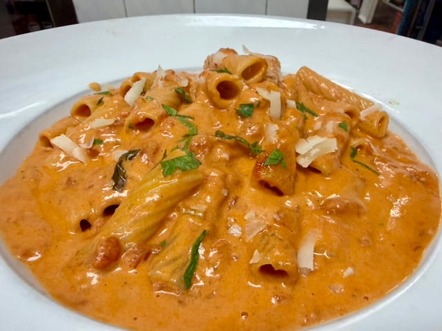 Rigatoni Alla Vodka.