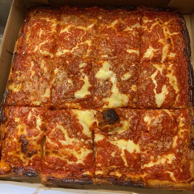 Sicilian Flip Flop Pizza.