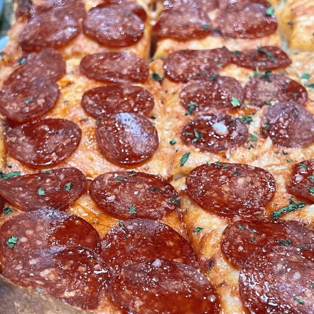 Vodka Pepperoni & Hot Honey.